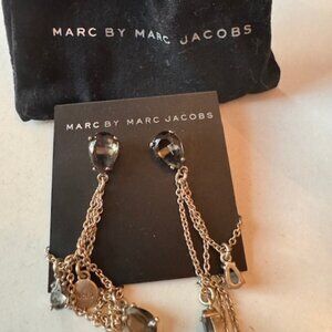 NWT Marc Jacobs Studded Multi-Chain Hanging Earrings